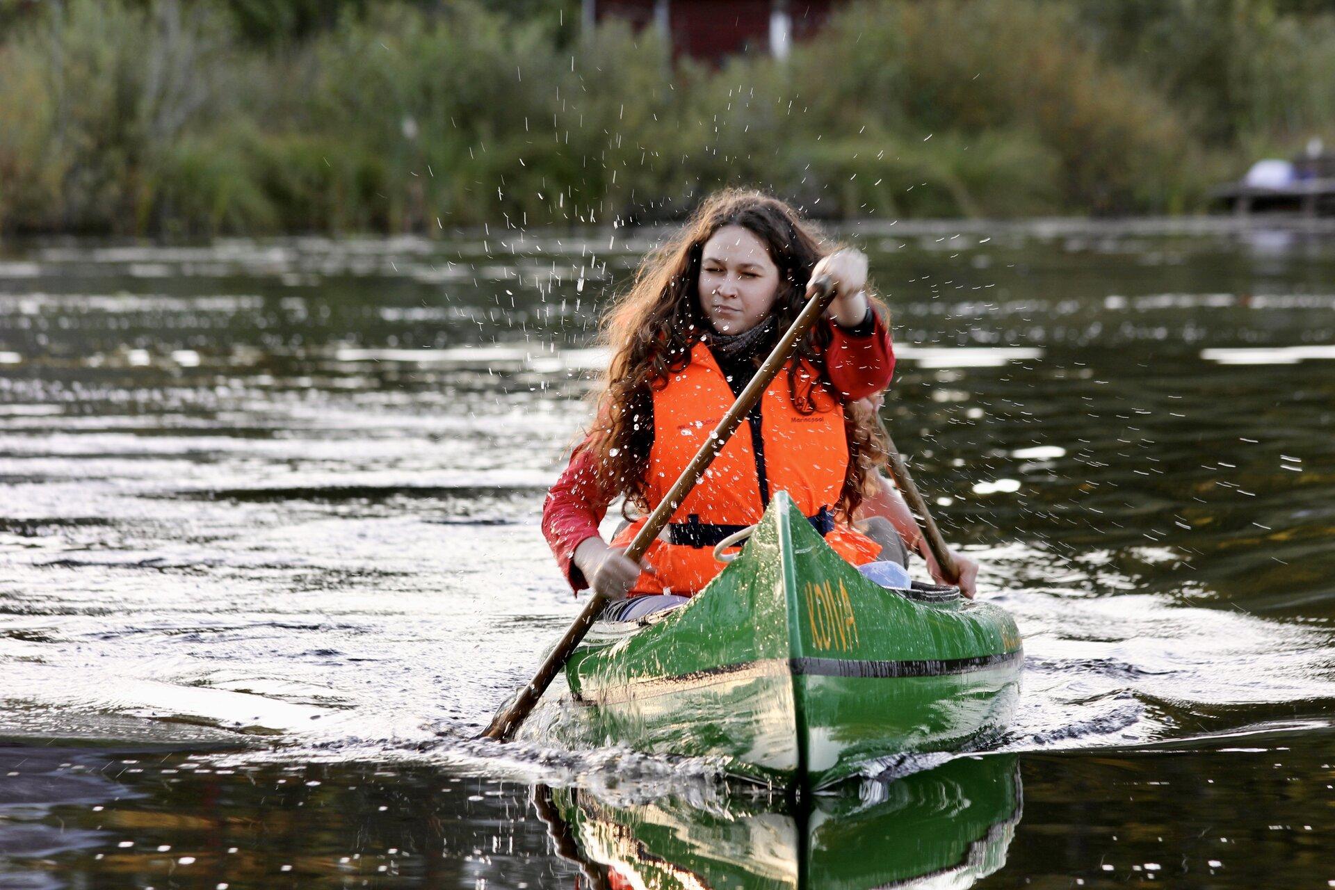 Kanuumatk Õhne jõel, ajaloolisel Mulgimaal