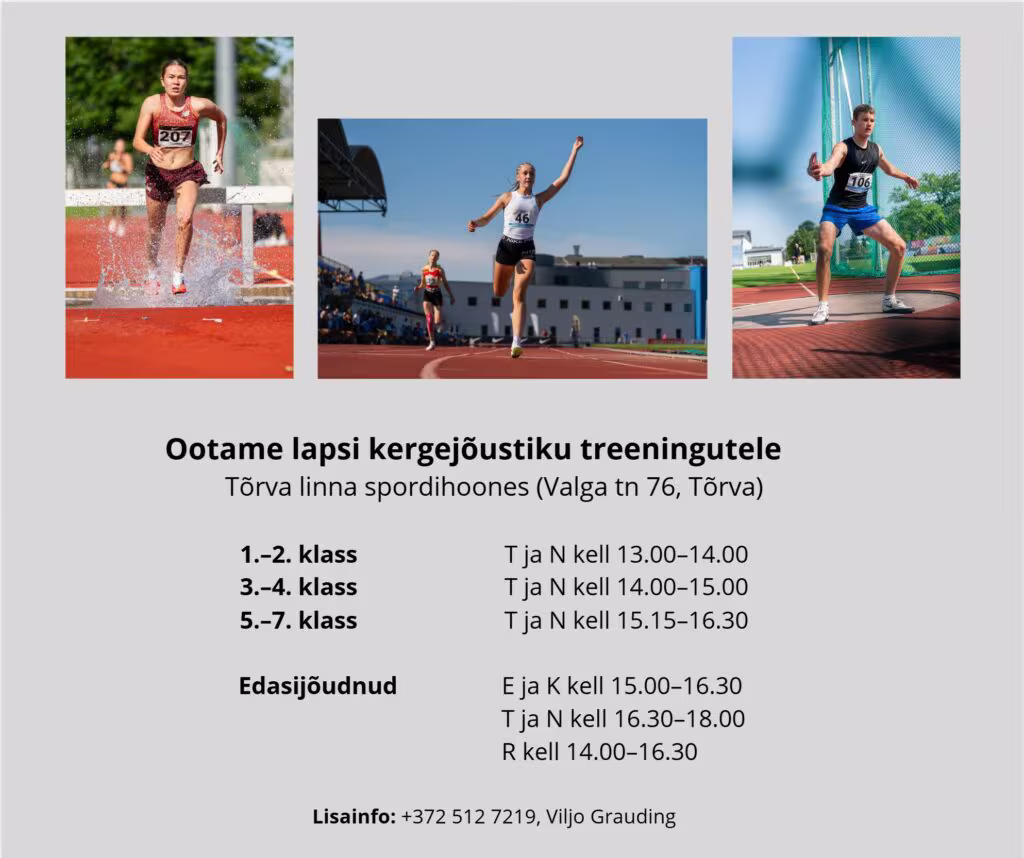 Kergejõustiku trennid