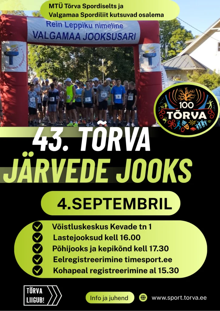43. Tõrva järvede jooks