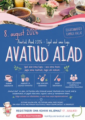 Avatud aiad 2026 – igal aial oma lugu