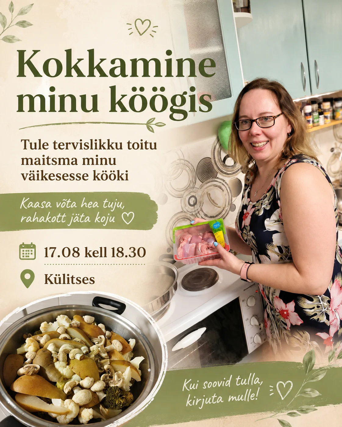 Kas ka sinul on vahel tunne, et õhtul tahaks midagi head süüa, aga köögis pikalt mässata…